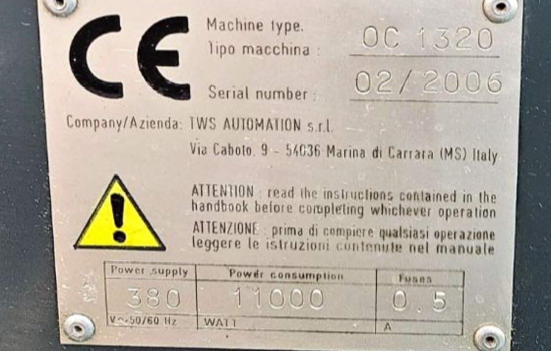 FORNO 4 ZONAS TWS OC 1320 2006 380V OU 220V 