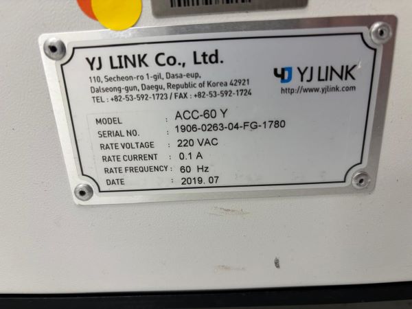 TRANSPORTADOR CONVEYOR 0,6M YJ LINK ACC60-Y 2019 1906-0263-04-FG-1780 220VAC 60HZ 