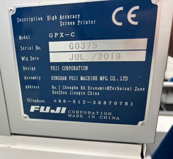 PRINTER AUTOMATICA FUJI GPX-C 2019 G0375 HIGH PRECISION 