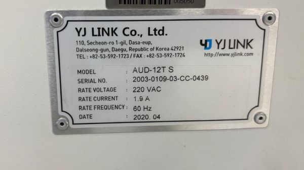 TRANSPORTADOR UNLOADER YJ LINK AUD-12T S 2020 2003-0109-03-CC-0439 220VAC 60HZ (GRAVADORA A LASER) 