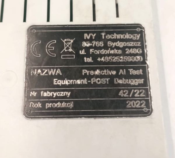 POST DEBUGER IVY TECHNOLOGY 2022 (TESTADOR DE ENTRADA E SAIDA P/ AUDIO E VIDEO PARA PLACA MAE) 