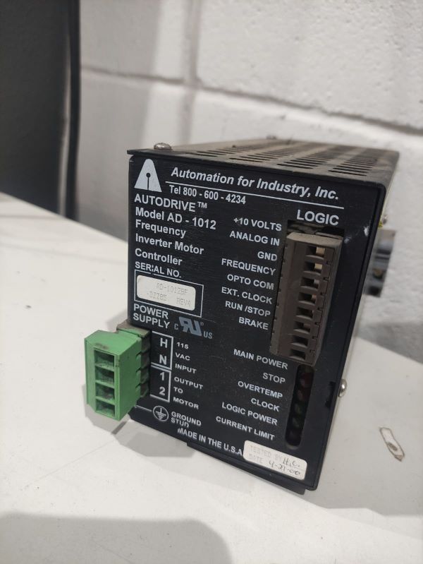 DRIVER MOTOR AUTOMATION FOR INDUSTRY, INC. AD -1012 DRIVER DE MOTOR SPARE PARTS FORNO SOLSYS ANTOM 