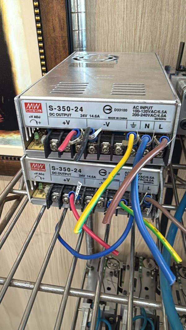FONTE CHAVEADA MEAN WELL S-350-24 100/120V 200/240V DC OUTPUT 