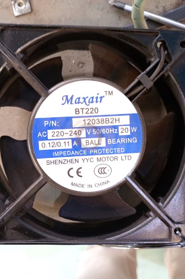 VENTILADOR DE REFRIGERACAO MAXAIR BT220 12038B2H 220/240V 