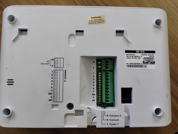PORTEIRO ELETRONICO INTELBRAS IVR 1010 