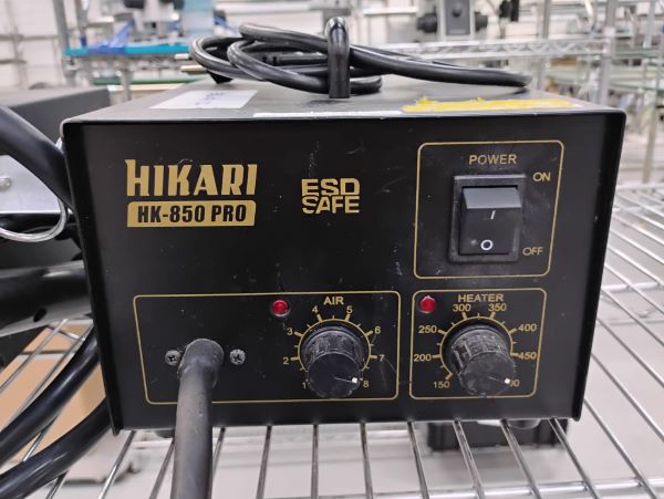 ESTAÇAO DE SOLDA E RETRABALHO AR QUENTE HIKARI HK-850 PRO ESD SAFE 