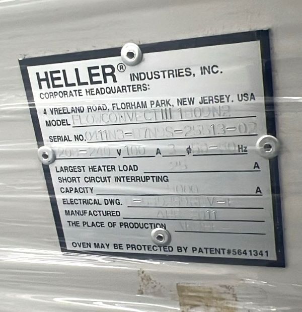 FORNO 9 ZONAS HELLER FLOW CONVECT III 2011 0411N3-B7N95 200/240V 