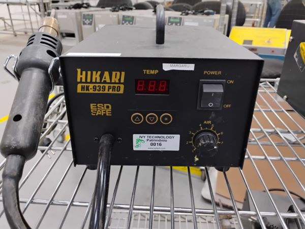 ESTAÇAO DE SOLDA E RETRABALHO AR QUENTE HIKARI HK-939 PRO ESD SAFE 