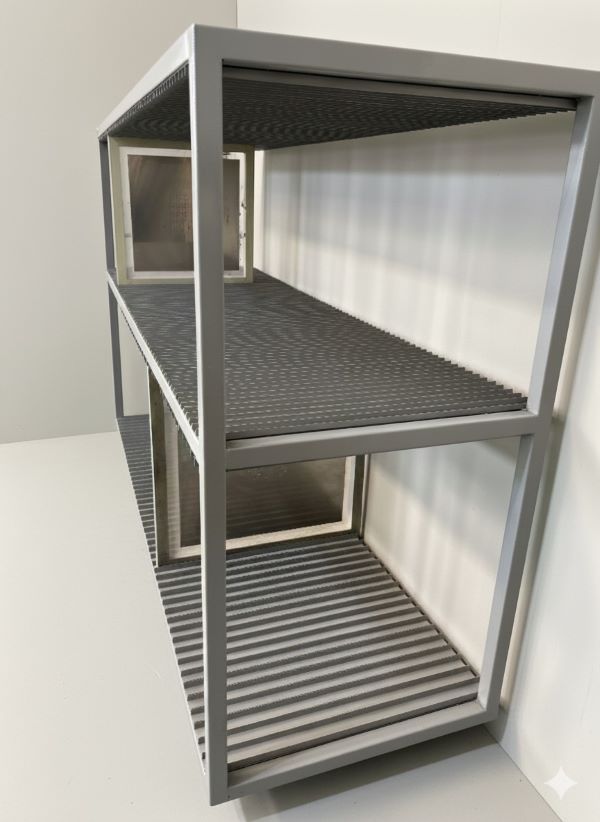 ARMARIO ORGANIZADOR STENCIL DUPLO COMPMAQ 7323-5129-2 NOVO 72 POSICOES DE 23 POLEGADAS SUPERIOR E 51 POSIÇÕES DE 29 POLEGADAS 