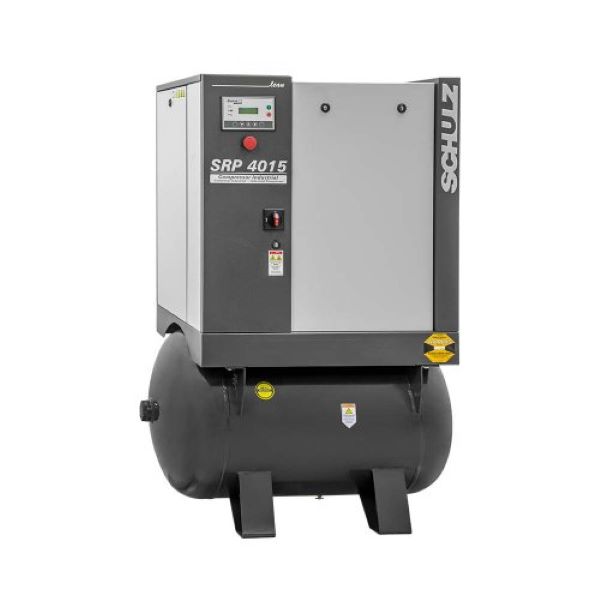 COMPRESSOR DE PARAFUSO SCHULZ SRP 4015E LEAN R NOVO 380V 15 HP 230 LITROS 