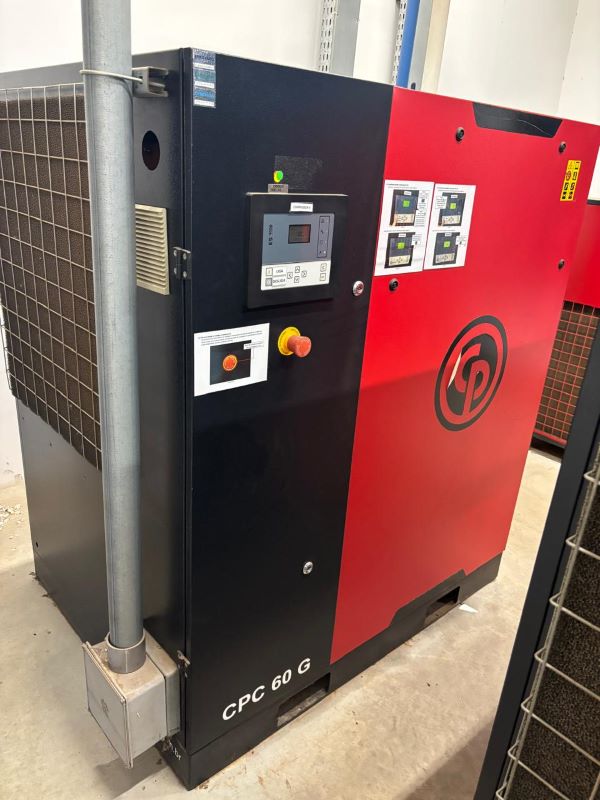 COMPRESSOR DE PARAFUSO CHICAGO PNEUMATIC CPC60 G 2019 BQD 0117486 380V 7.4BAR 60CV 60HZ 