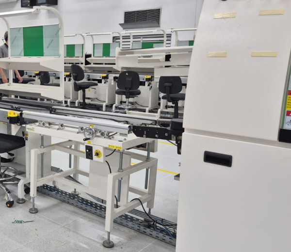 TRANSPORTADOR CONVEYOR DE ENTRADA MAQUINA DE SOLDA VECTRON PTI-460 INCLINAVEL 