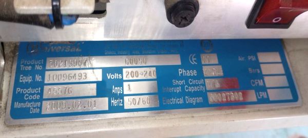 MÓDULO DE BANDEJA PTF UNIVERSAL GSMII 2009 10096493 200/240V 50/60HZ 