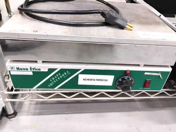 HOT PLATE NOVA ETICA MOD.208 CHAPA AQUECEDORA (SALA LIMPA) 