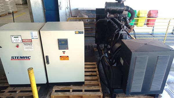 GERADOR DE ENERGIA STEMAC OM447LA506 2005 220V 340/310 KVA 