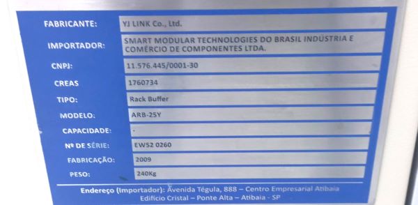 TRANSPORTADOR RACK BUFFER YJ LINK ARB-25Y 2009 EW52 0260 