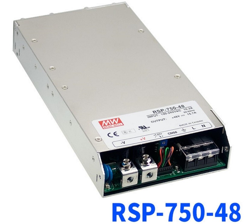 POWER SUPPLY SINGLE OUTPUT POWER MW MEAN WELL RSP-750-48 NEW SINGLE OUTPUT POWER SUPPLY INPUT 100~240V AC | OUTPUT 48V 15.7A 50/60HZ 