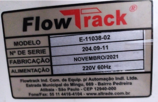 TRANSPORTADOR NG BUFFER FLOWTRACK E-11038-02 2011 204.09-11 220V 60HZ - 10 SLOTS 