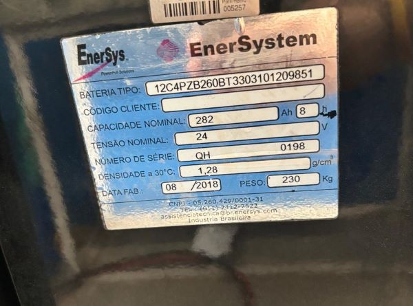 PALETEIRA ELETRICA ENERSYS 2018 QH 0198 24V 