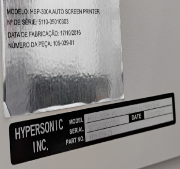 SCREEN PRINTER EPOXI HYPERSONIC HSP-300A 2016 