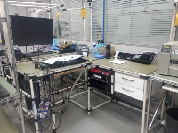 BANCADA DE TRABALHO (A:1,70M; C:1,50M; L:1,50M) EM L 