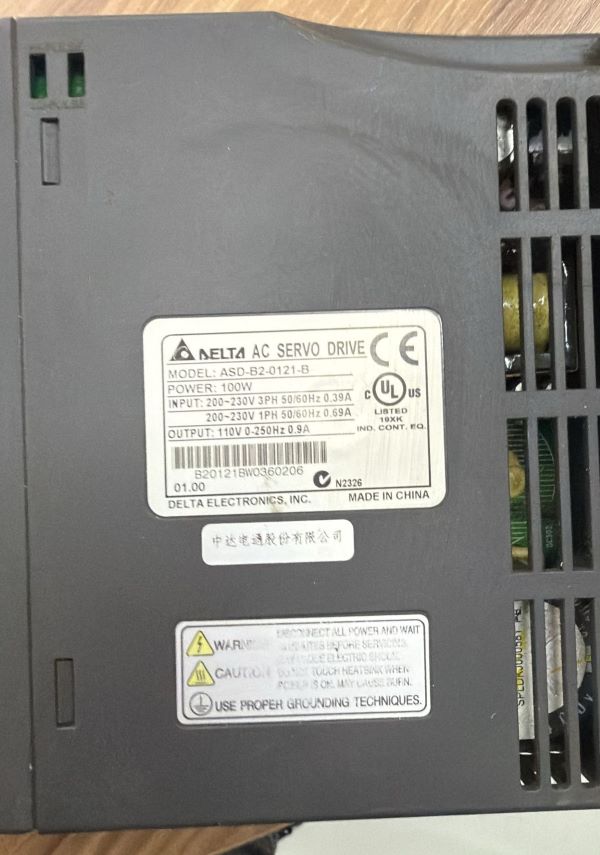SERVO DRIVE DELTA ASD-B2-0121-B 200~230V 100W AC 