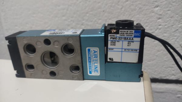 PNEUMATICOS VÁLVULAS MAC 811C-PM-221BA-122 VALVULA SOLENOIDE 5/2 VIAS VALVULA 5/2 VIAS 24V 