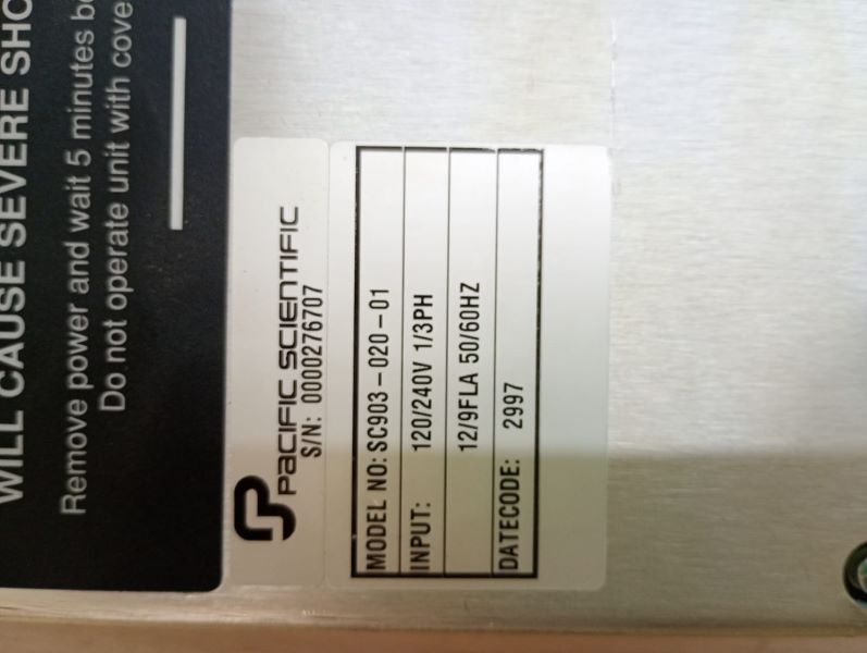 DRIVER MOTOR PACIFIC SCIENTIFIC SC903 - 020 - 01 