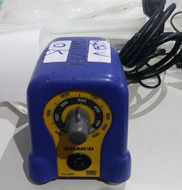 ESTAÇAO DE FERRO DE SOLDA ANALÓGICA HAKKO FX888-08BY 2010 05 8883 1004 7772 220V 70 W 50/60HZ 