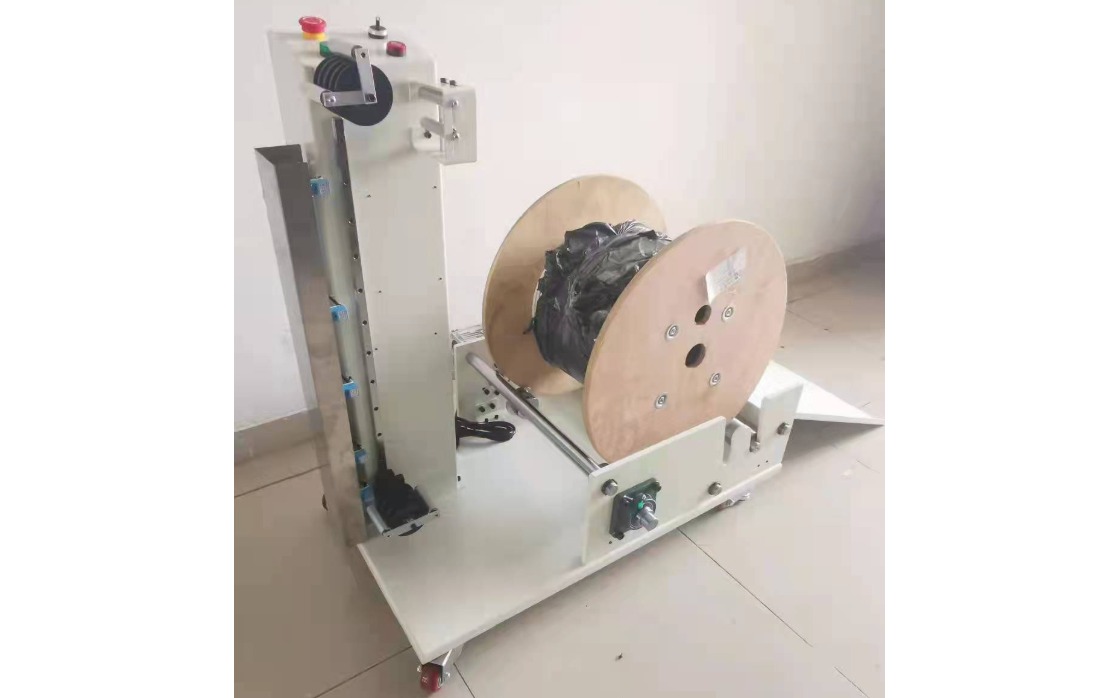 MAQUINA PAY OFF - SUPORTE PARA ROLO DE CABOS HIGH RISING EIBC-PY100 NOVO 220V CAPACIDADE 100KG (BOBINA) 