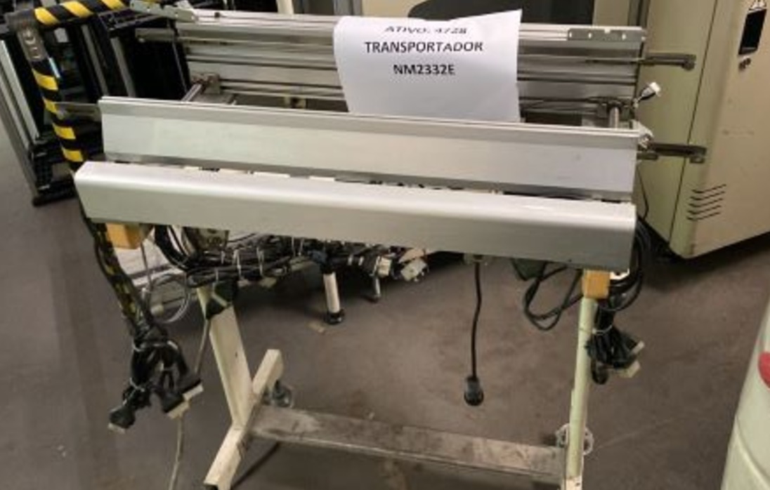 TRANSPORTADOR CONVEYOR 1M PANASONIC C-CON NM-2332B 5XB02066 110V SINGLE PHASE 0.1 KVA (FULL LOAD) / 0.4MPA {5 KGF/CM²} 